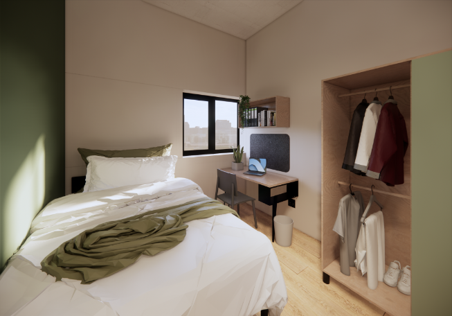 Single Rooms at Crescent Studios